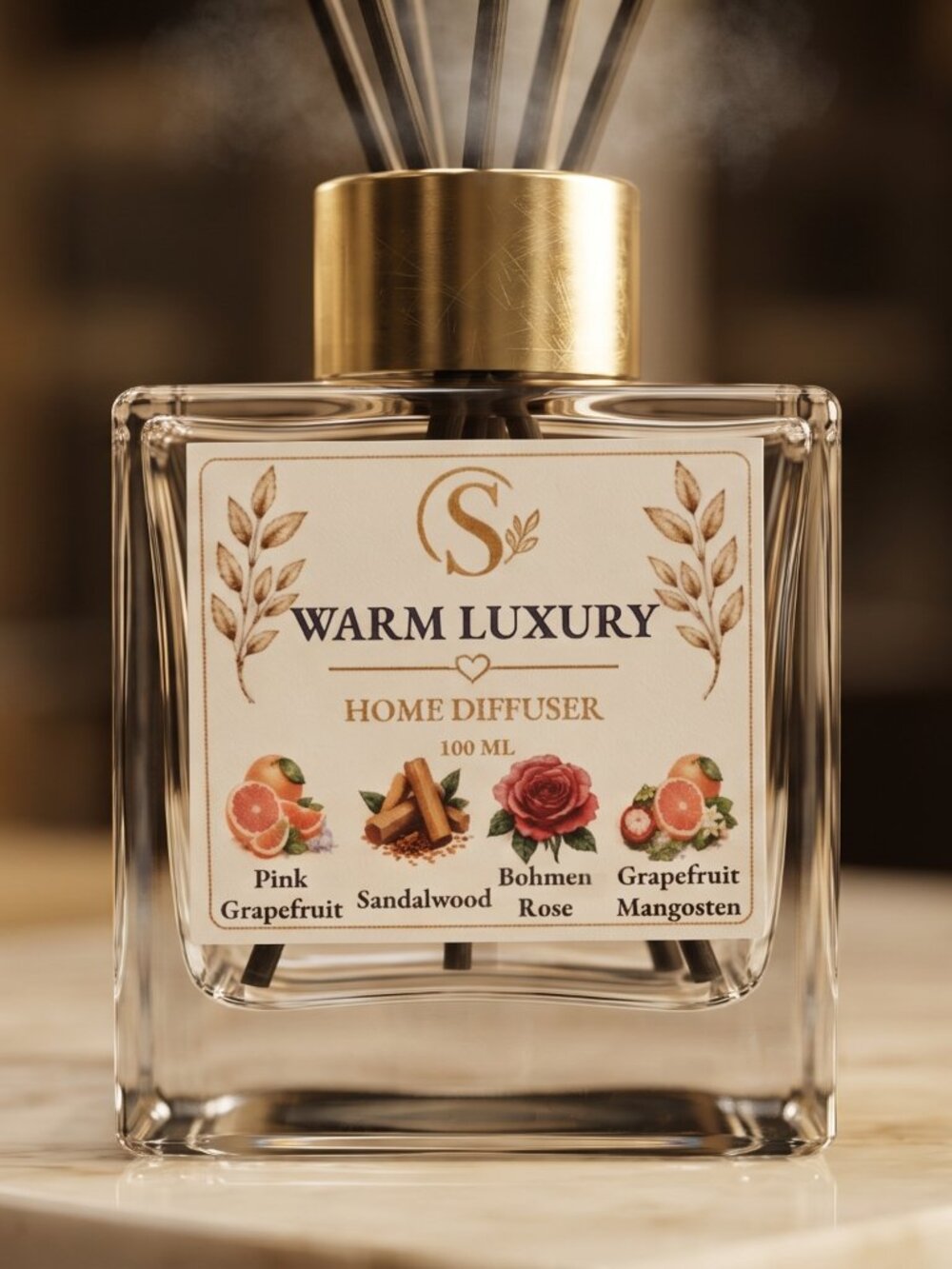 Home Reed Diffuser - Warm Luxury 100ML